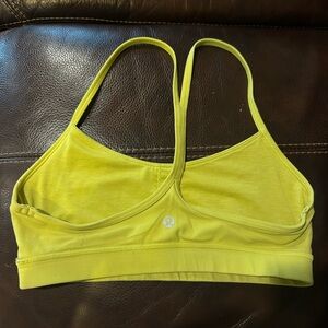 lululemon athletica Vibrant Yellow Sports Bra